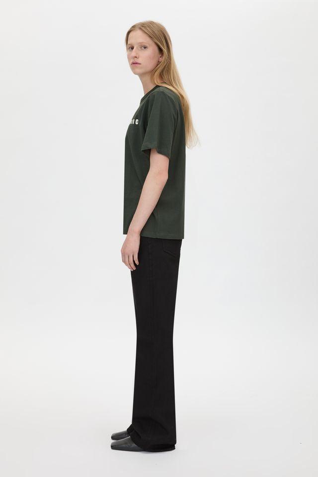 Anca Graphic Tee | Bottle Green