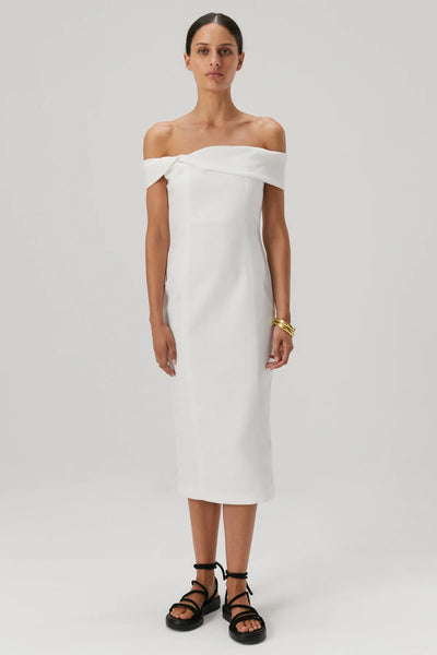 Bernadine Midi Dress | White