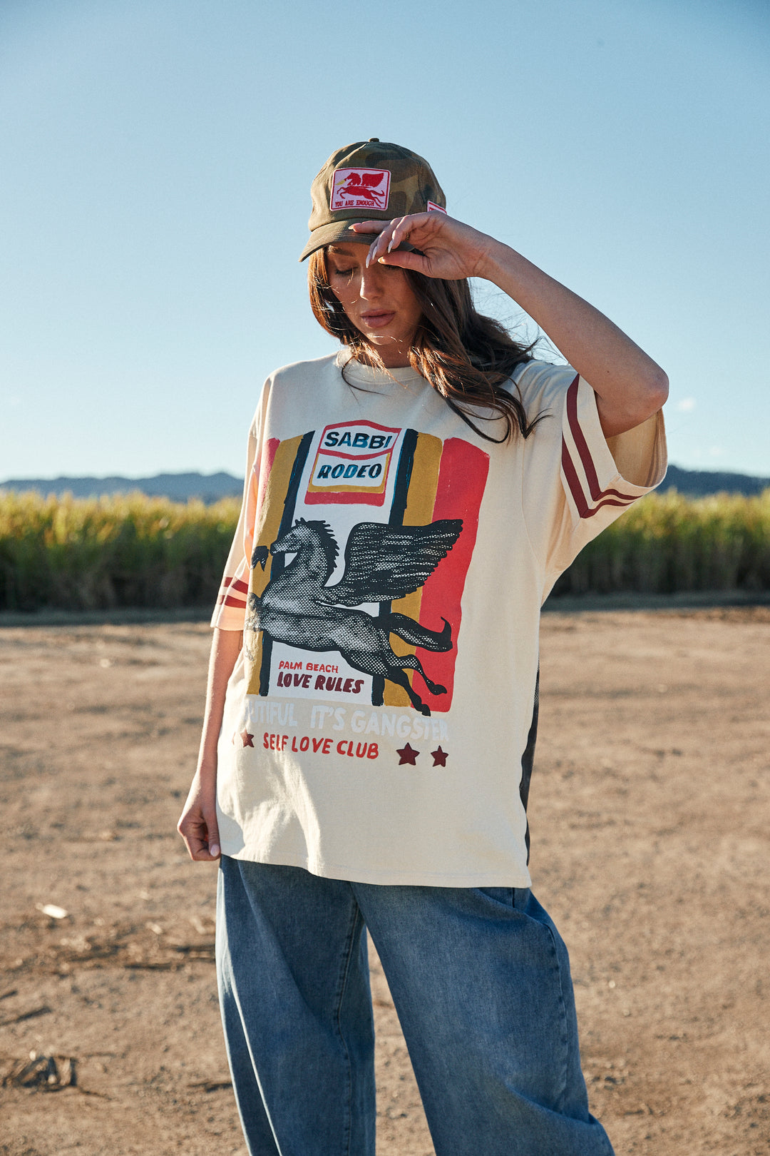 THE VERY OVERSIZED RODEO SELF LOVE CLUB TEE