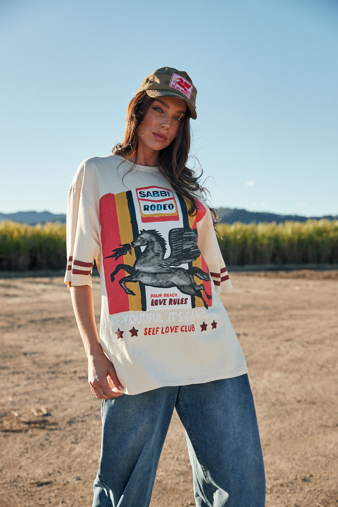THE VERY OVERSIZED RODEO SELF LOVE CLUB TEE