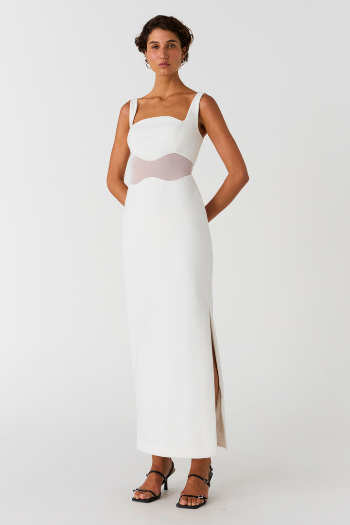 Damita MaxI Dress | White