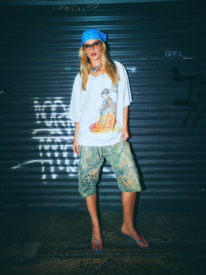 LISTENING BAR TEE - WHITE