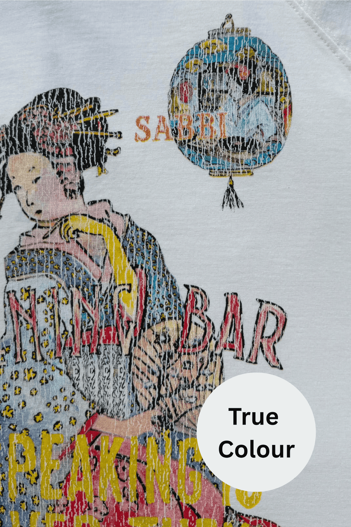 LISTENING BAR TEE - WHITE