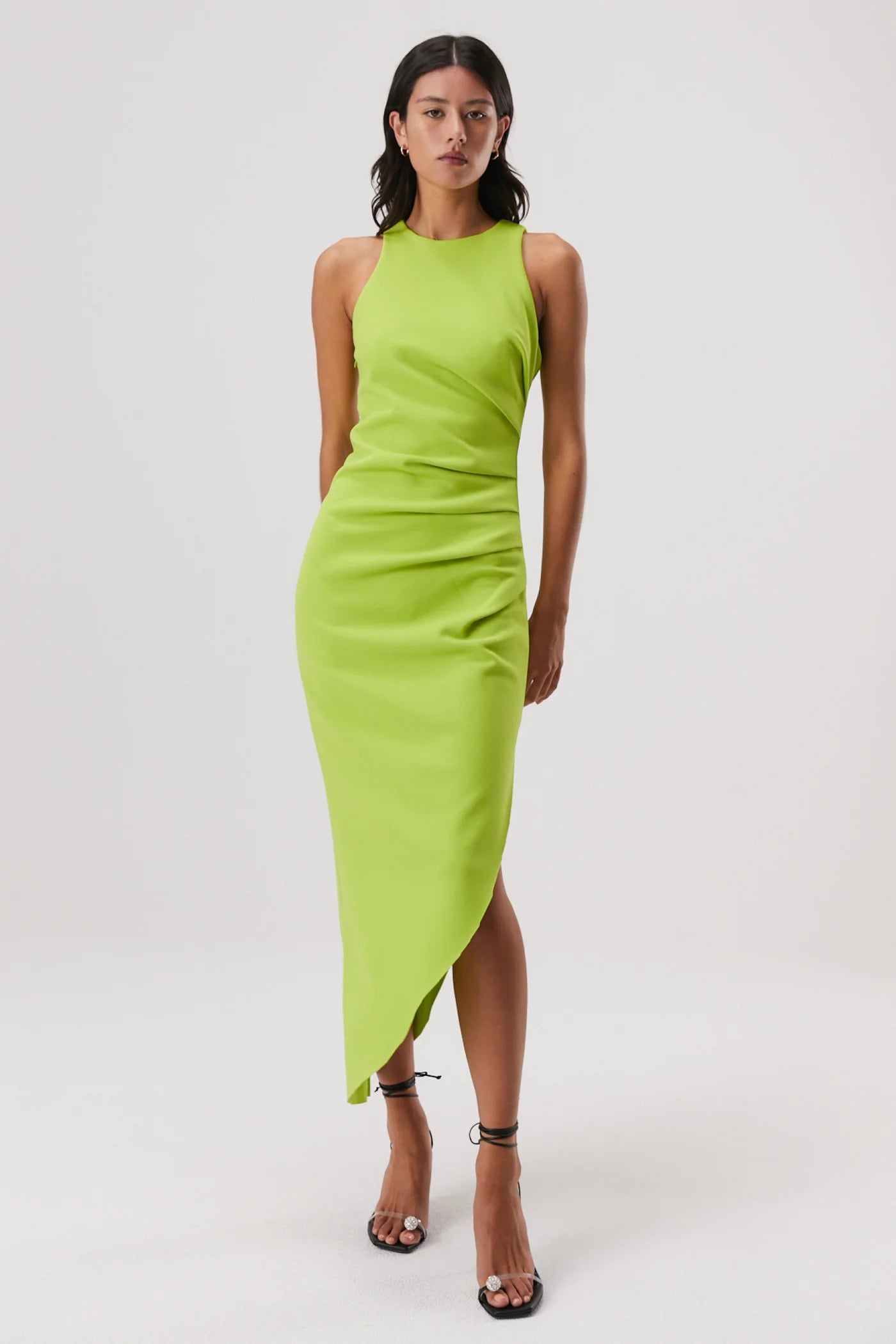 Ida Midi Dress | Lime