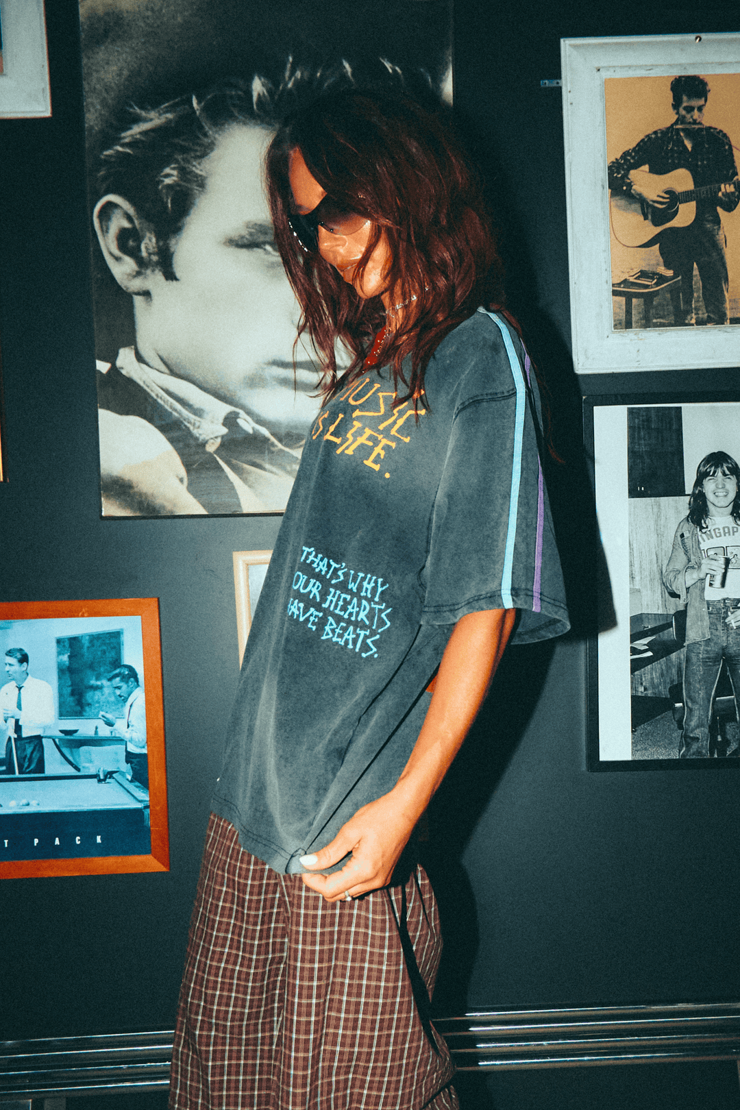 MUSIC IS LIFE TEE - BLACK