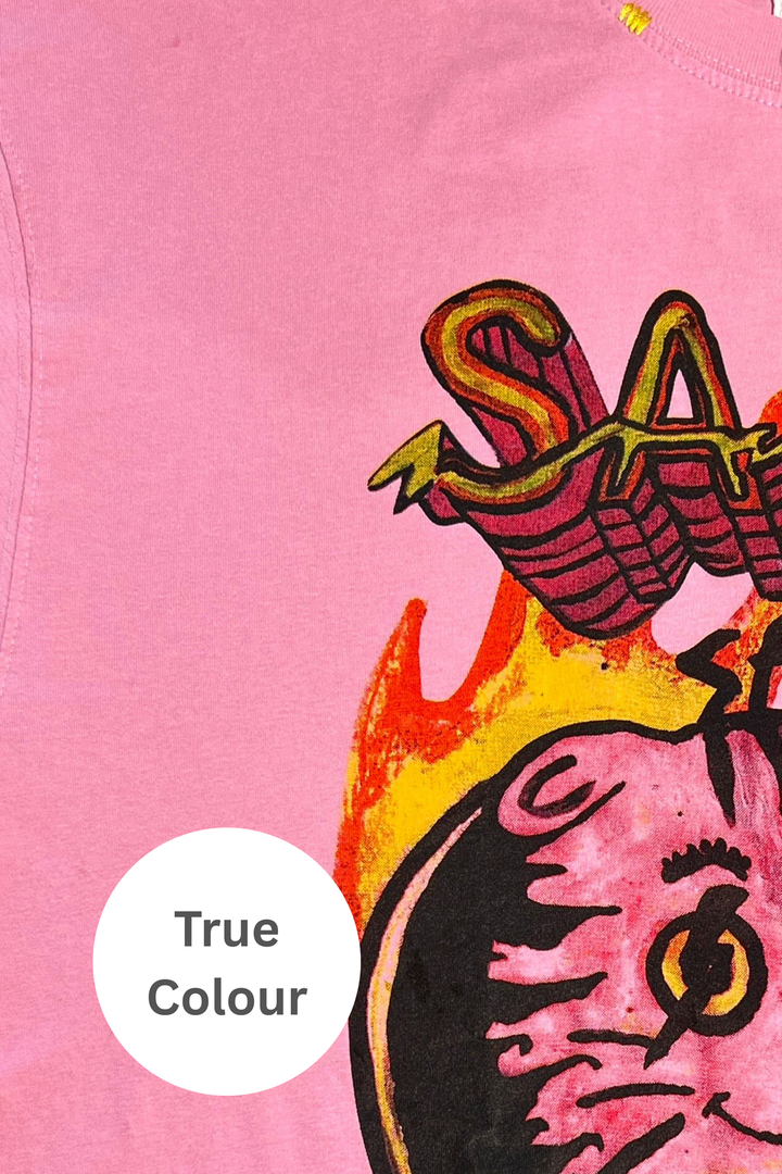 THE VERY OVERSIZED SHINING ANYWAY TEE - PINK