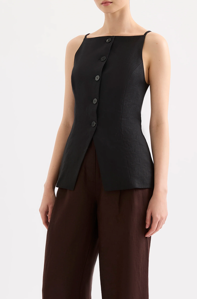 Lawrence Linen Vest