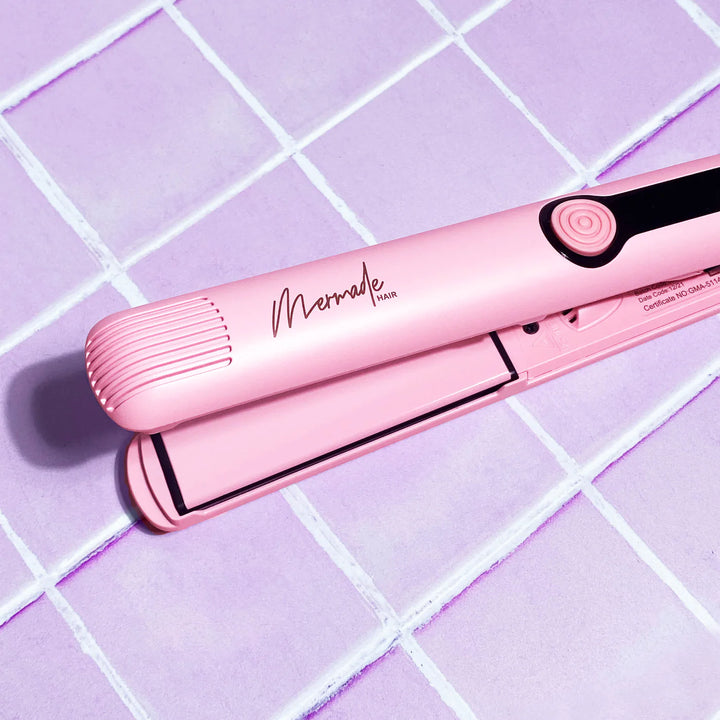 Mermade Hair Straightener 28mm | Pink