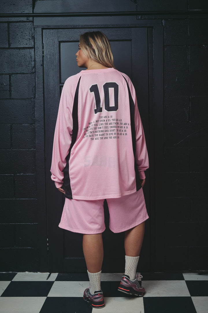 THE 10 MESH TOP | PINK
