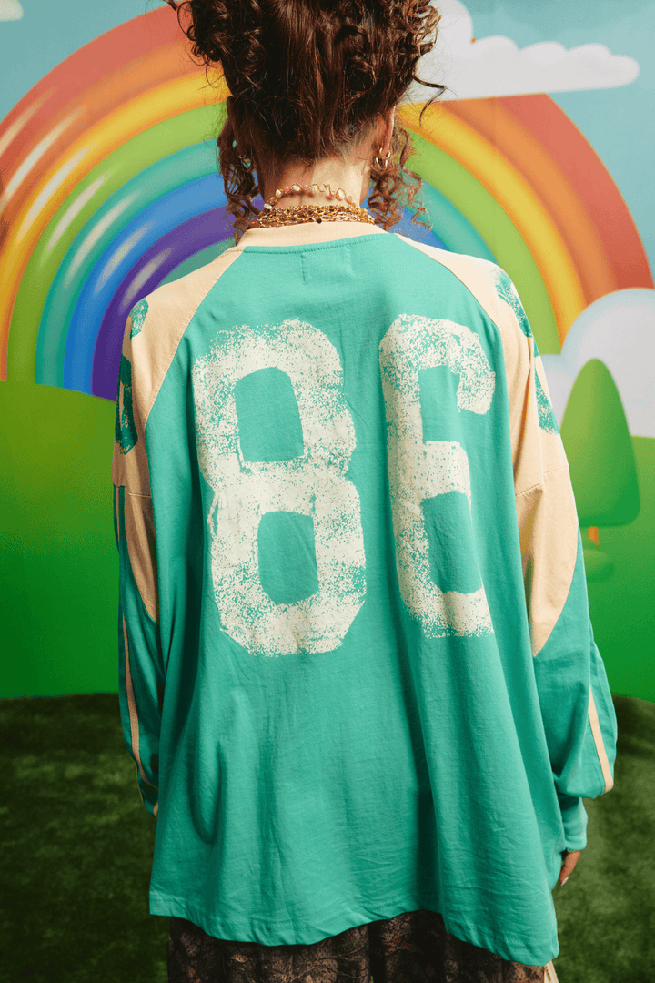 THE HIGH QUALITY HUMAN LONG SLEEVE TEE - GREEN