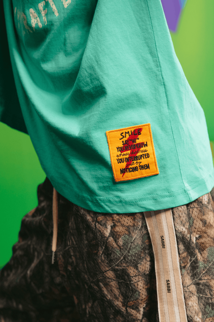 THE HIGH QUALITY HUMAN LONG SLEEVE TEE - GREEN