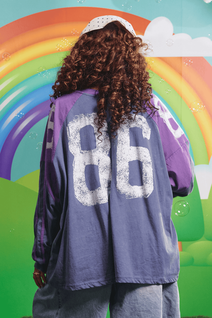 The High Quality Human LS Tee - Purple