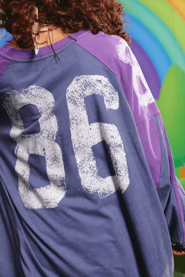 The High Quality Human LS Tee - Purple