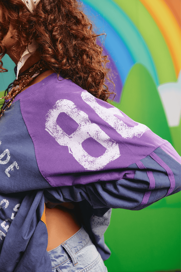 The High Quality Human LS Tee - Purple