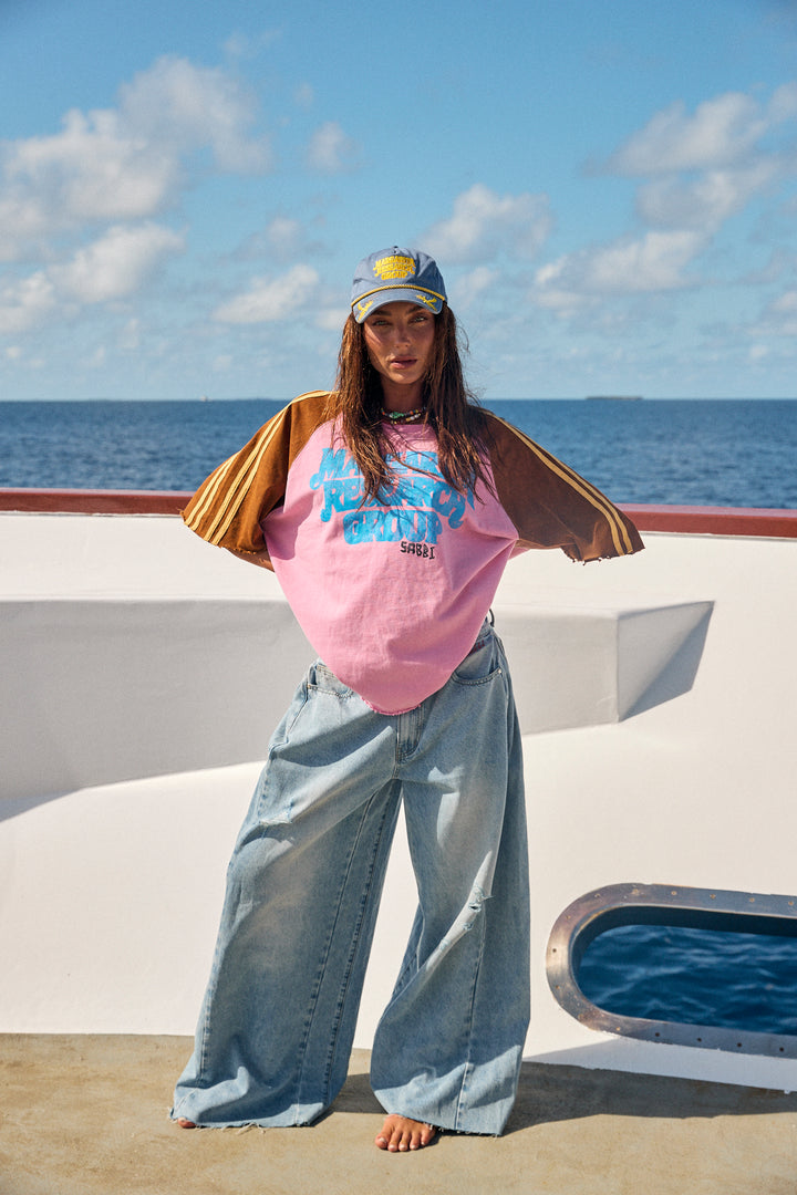 THE MARGIE RESEARCH GROUP TEE - PINK