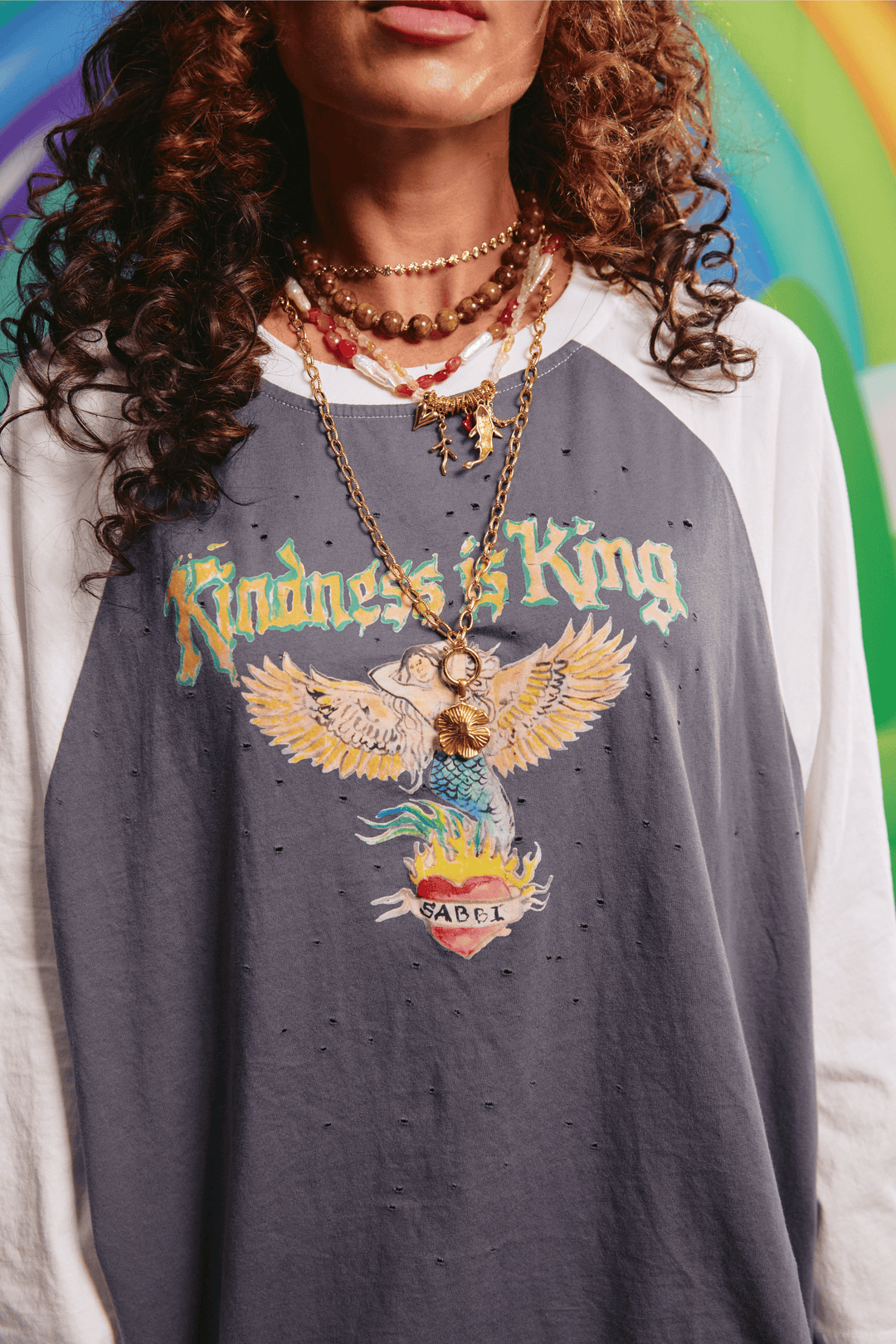 THE RAGLAN KINDNESS IS KING TEE