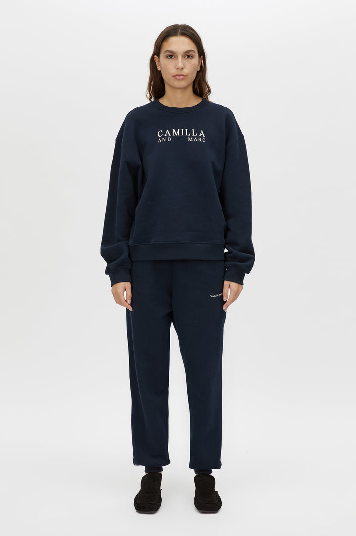 Era Graphic Trackpant | Navy