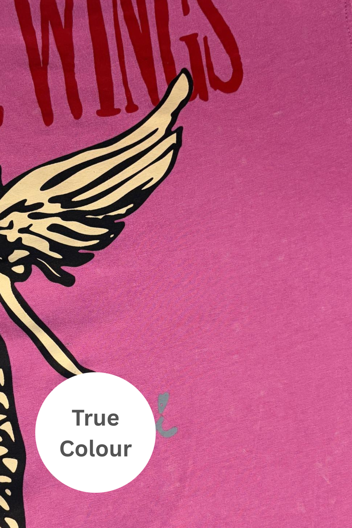 THE VERY OVERSIZED FIND YOUR WINGS TEE | PINK