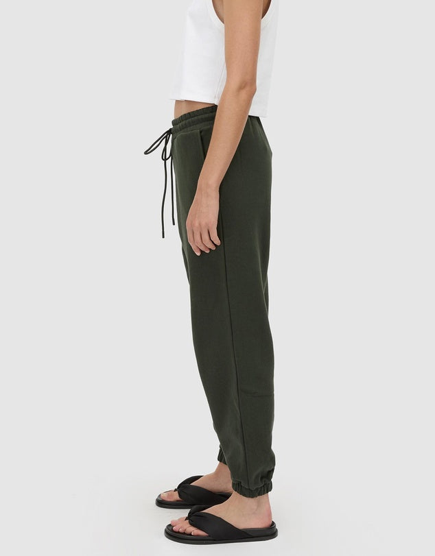 Anca Track Pant | Bottle Green