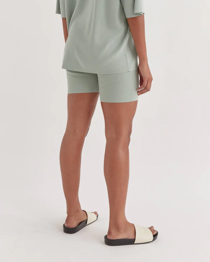 Milano Knit Short | Ocean Green