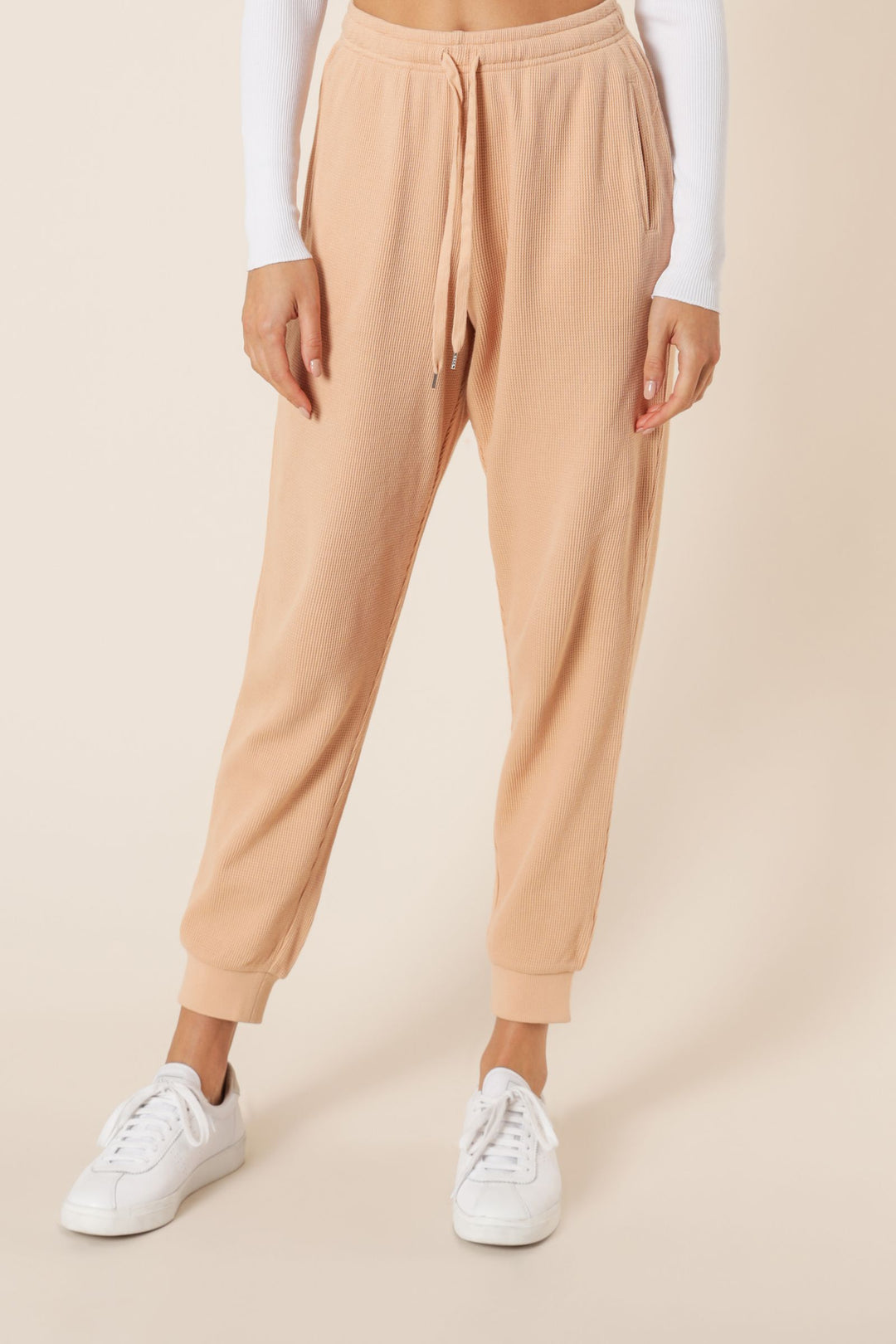 Uma Waffle Trackpant | Biscuit