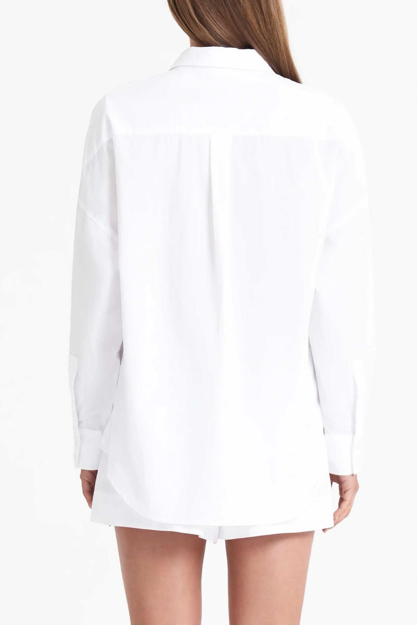 Cruz Poplin Shirt | White