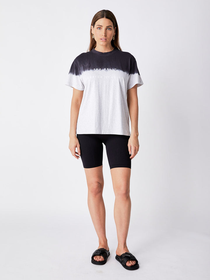 Minimal Logo Dip Dye Tee