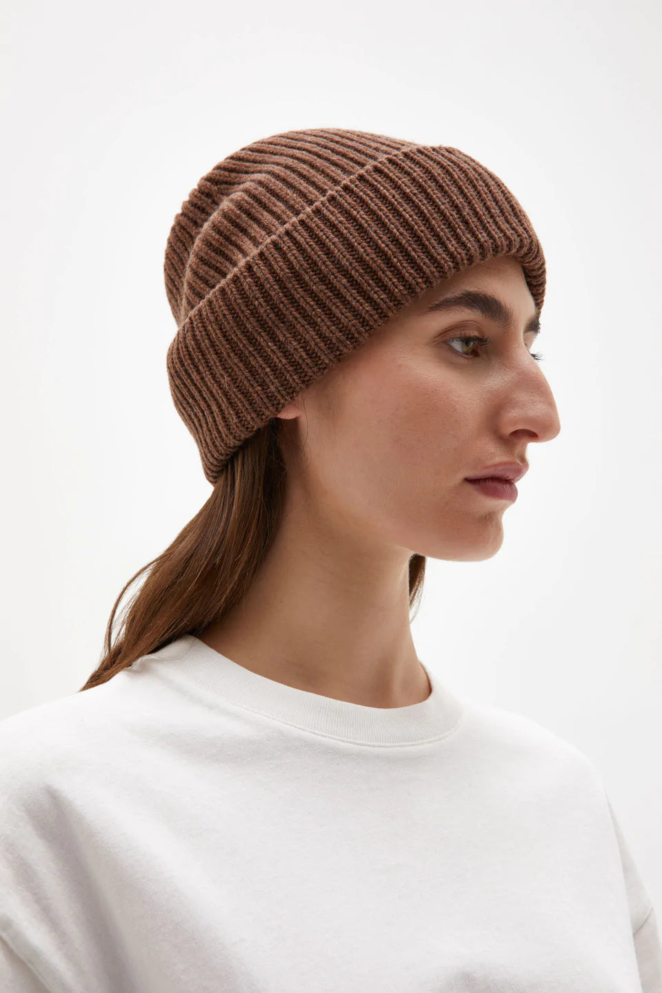 Wool Beanie | Burnt Ochre