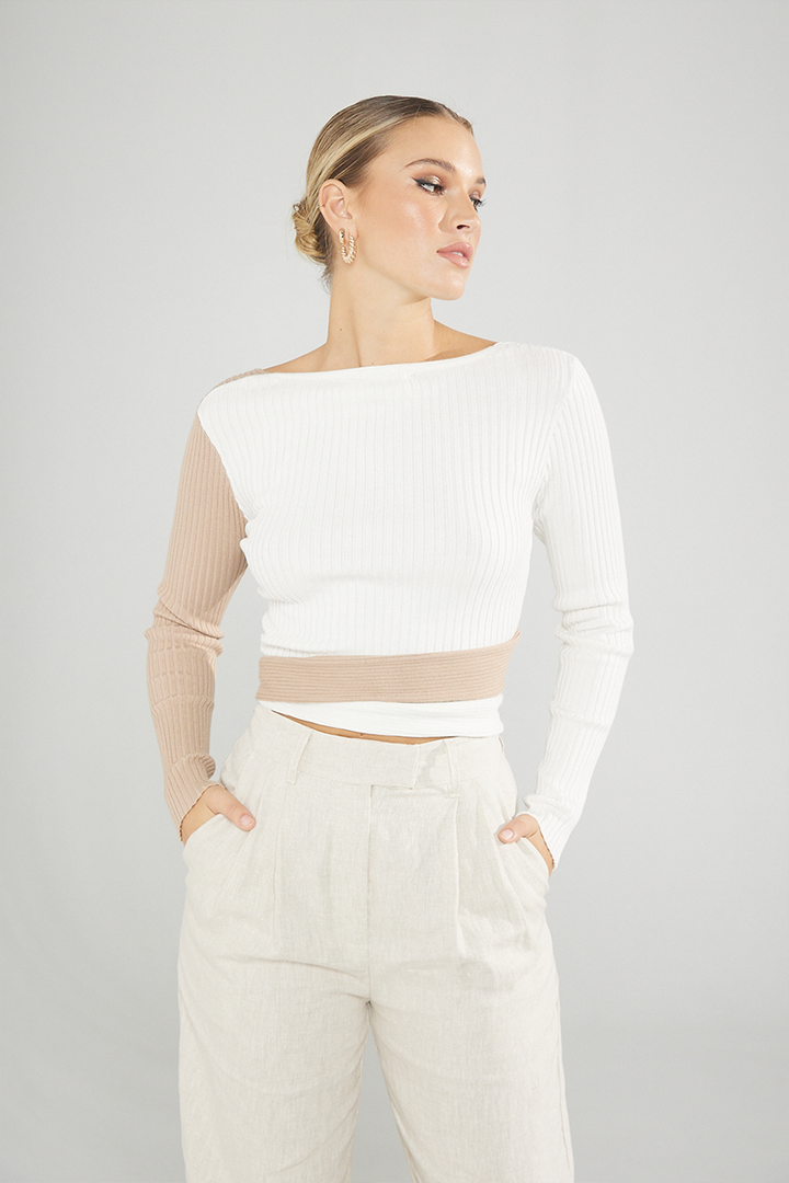 Elixir Multi Tie Knit Top