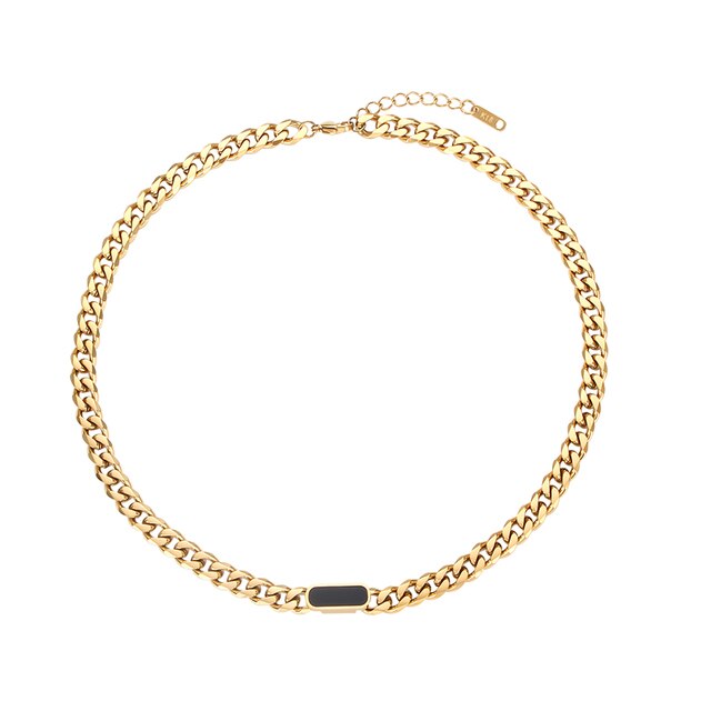 Ceres Necklace | Gold/Black