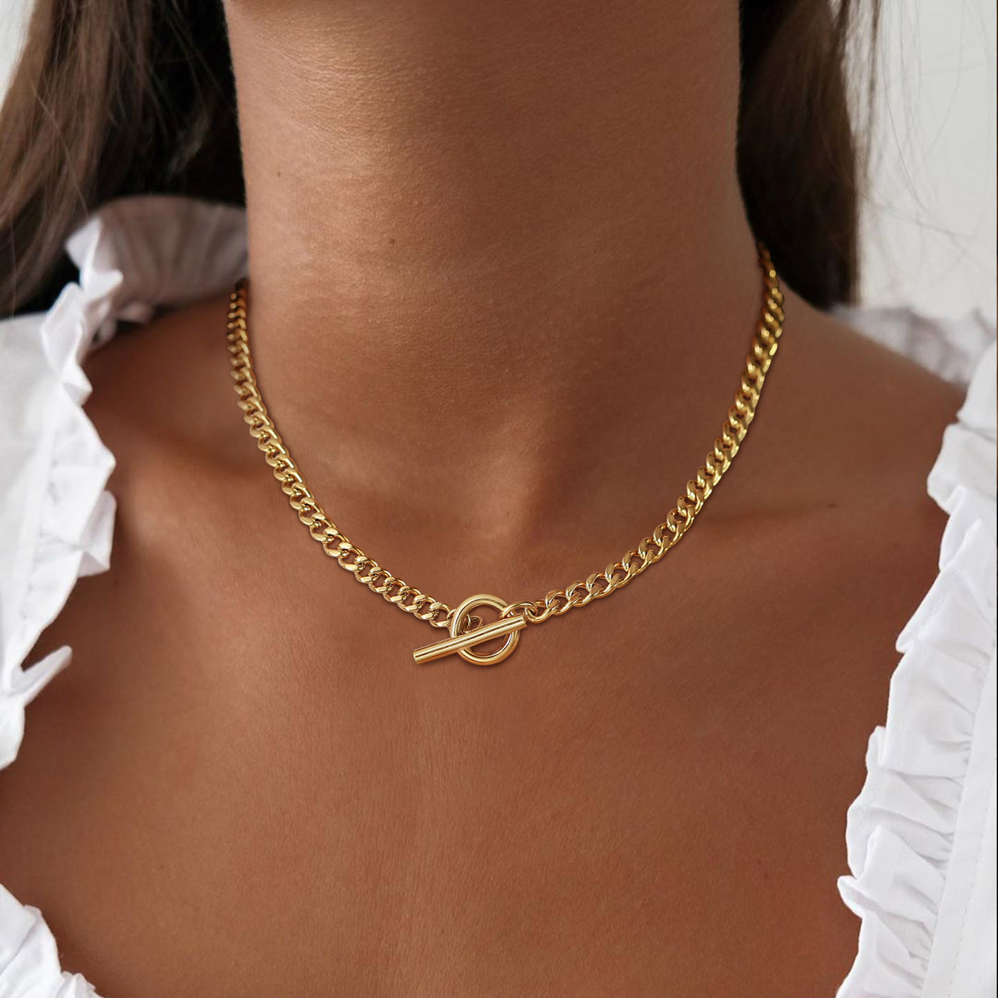 Cuban Chain Necklace | Gold