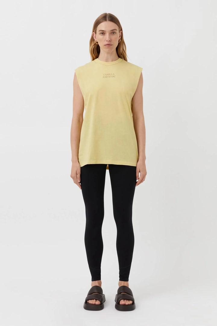 Darcy 2.0 Light  Weight Tank | Light Mustard