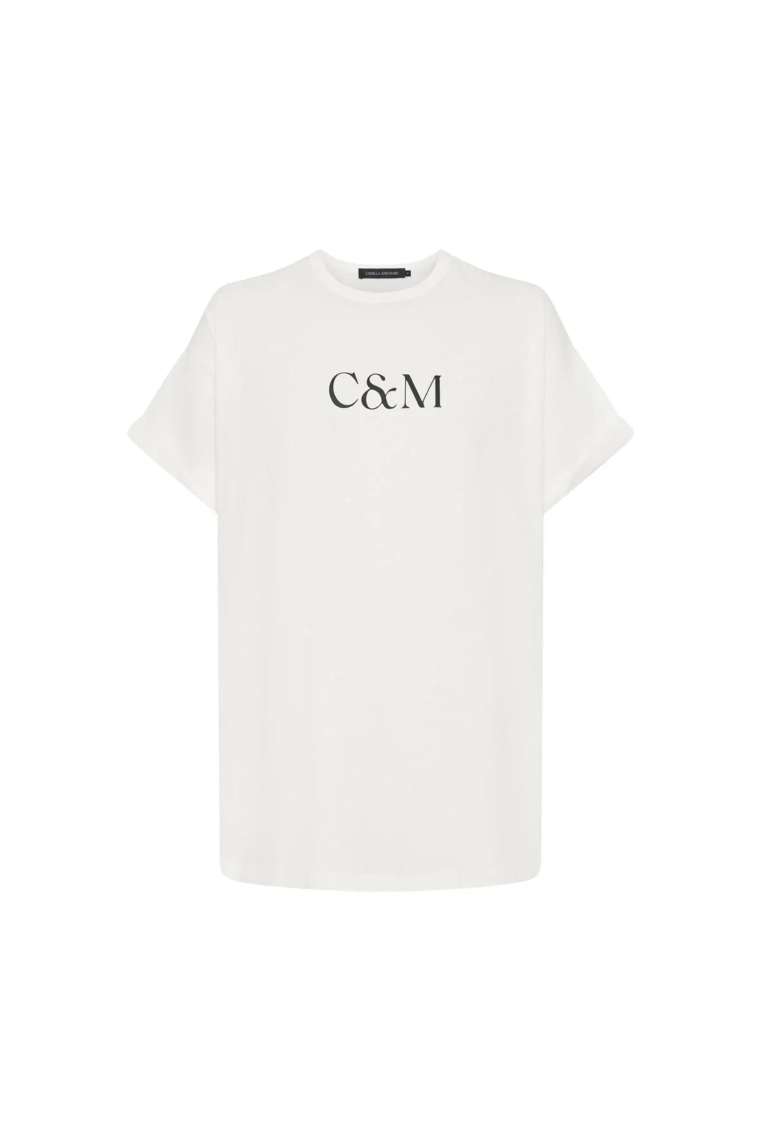 Huntington C&M Tee | White W Black
