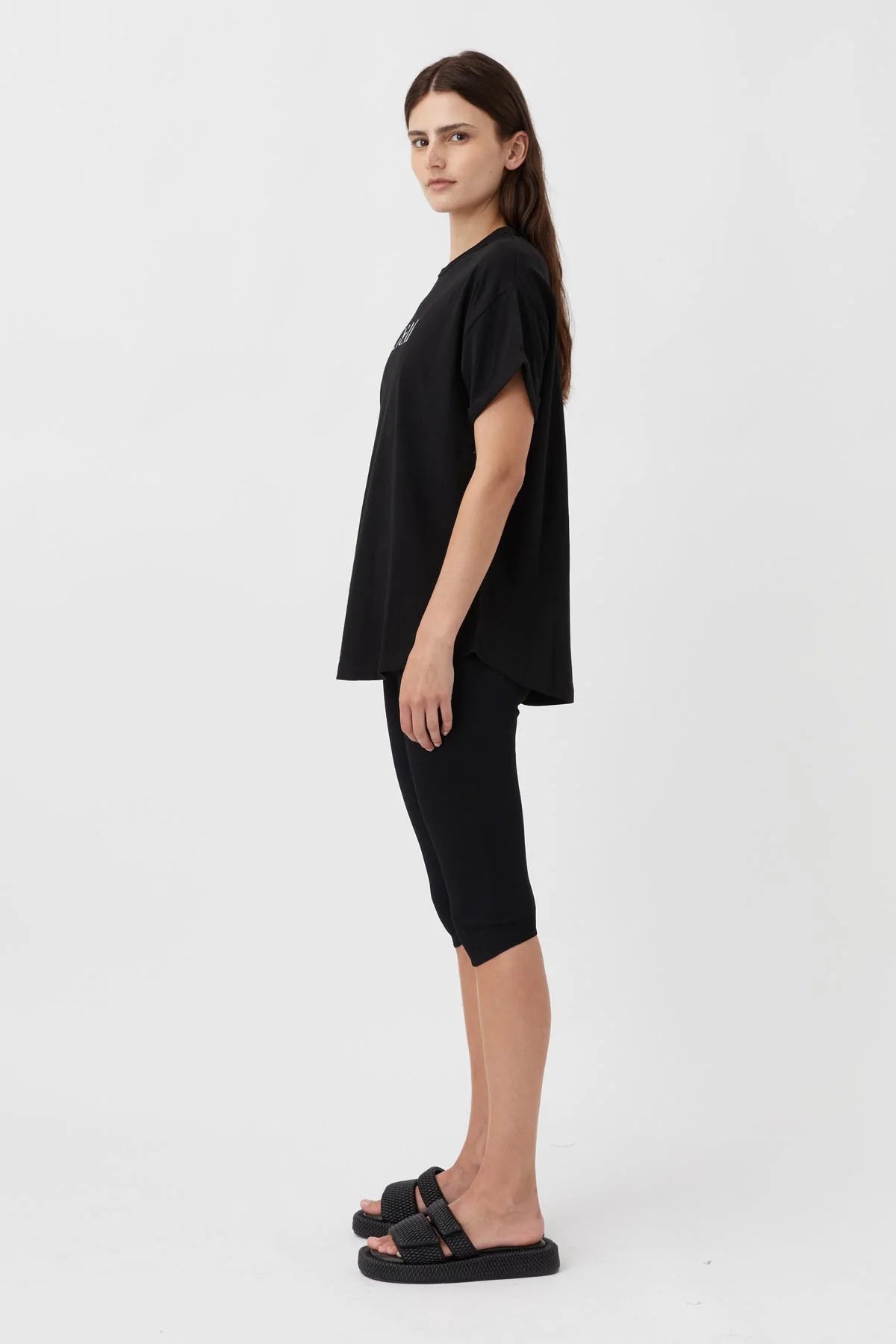 Huntington C&M Tee | Black W White