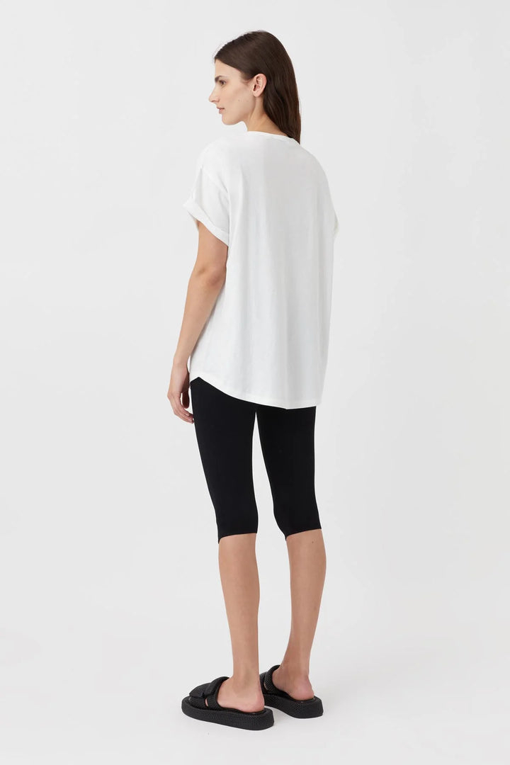 Huntington C&M Tee | White W Black