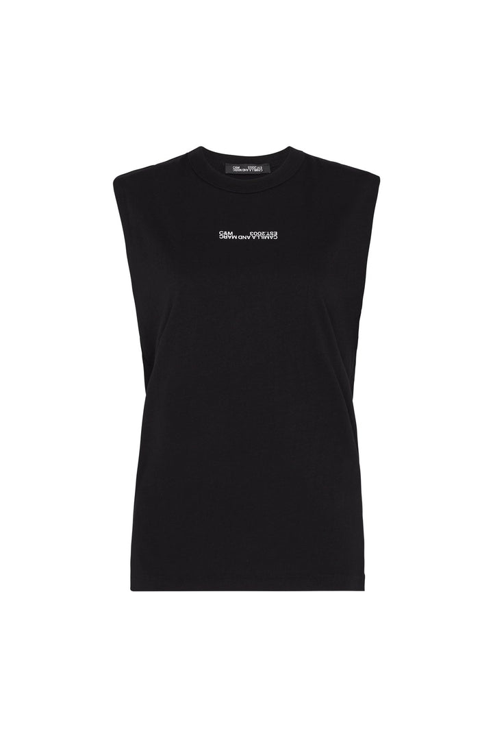 Harrison Sleeveless Tank | Black