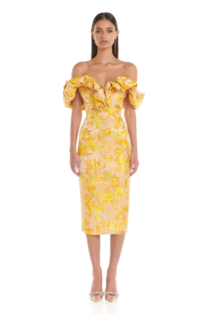 Brielle Dress | Yellow