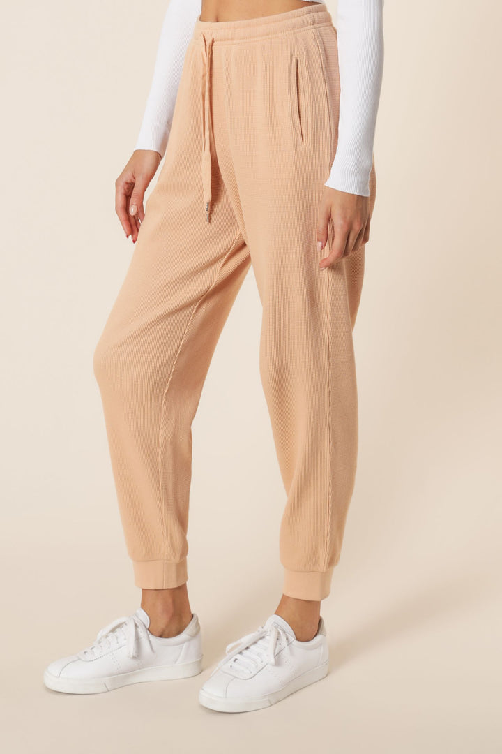 Uma Waffle Trackpant | Biscuit