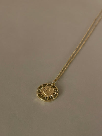 Stavro Sun & Moon Necklace
