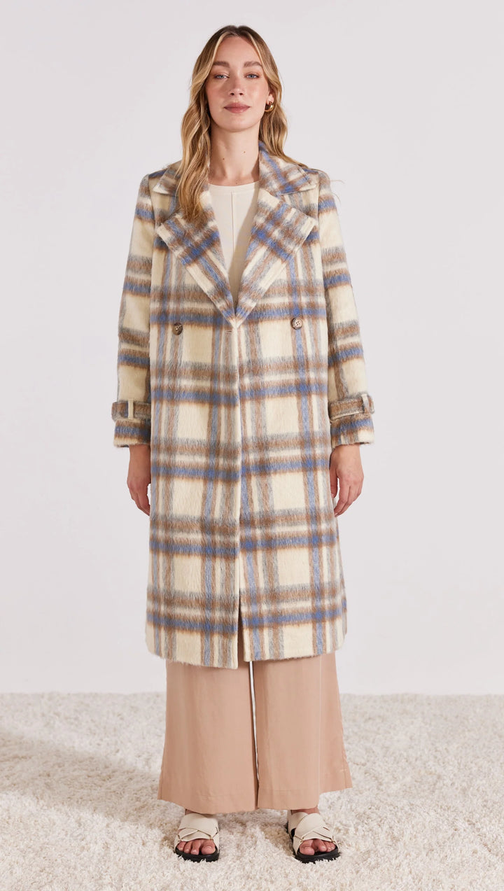 Keaton Check Coat