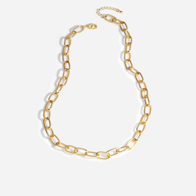 Looped Chain Necklace | Gold