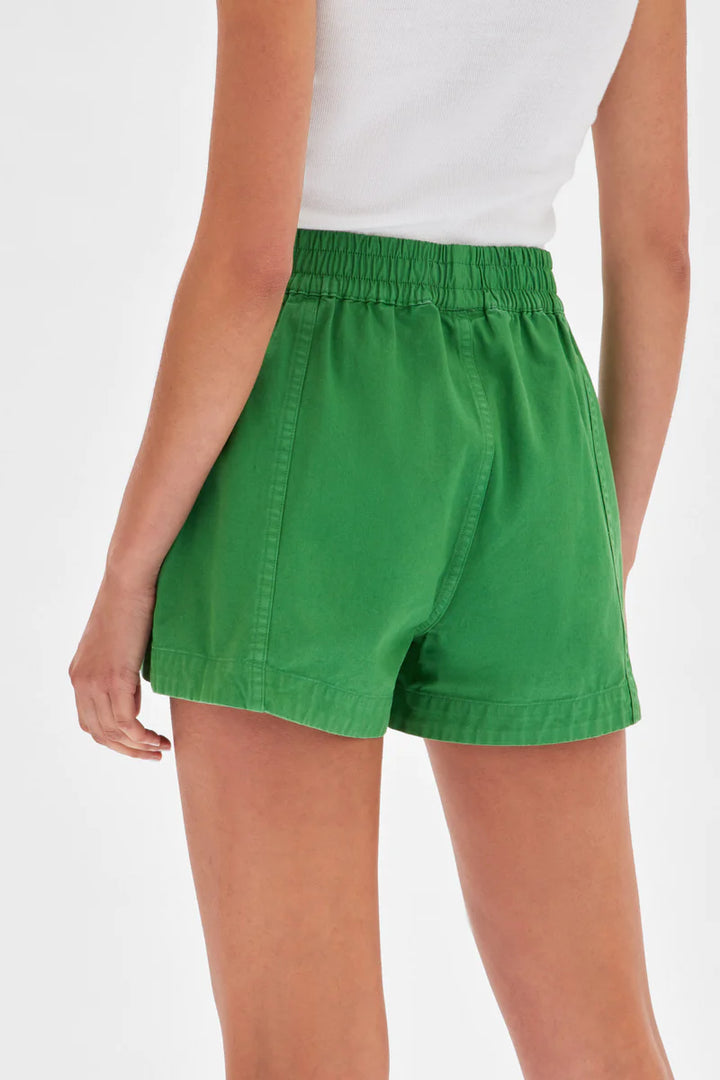 Maia Twill Short | Bermuda Green