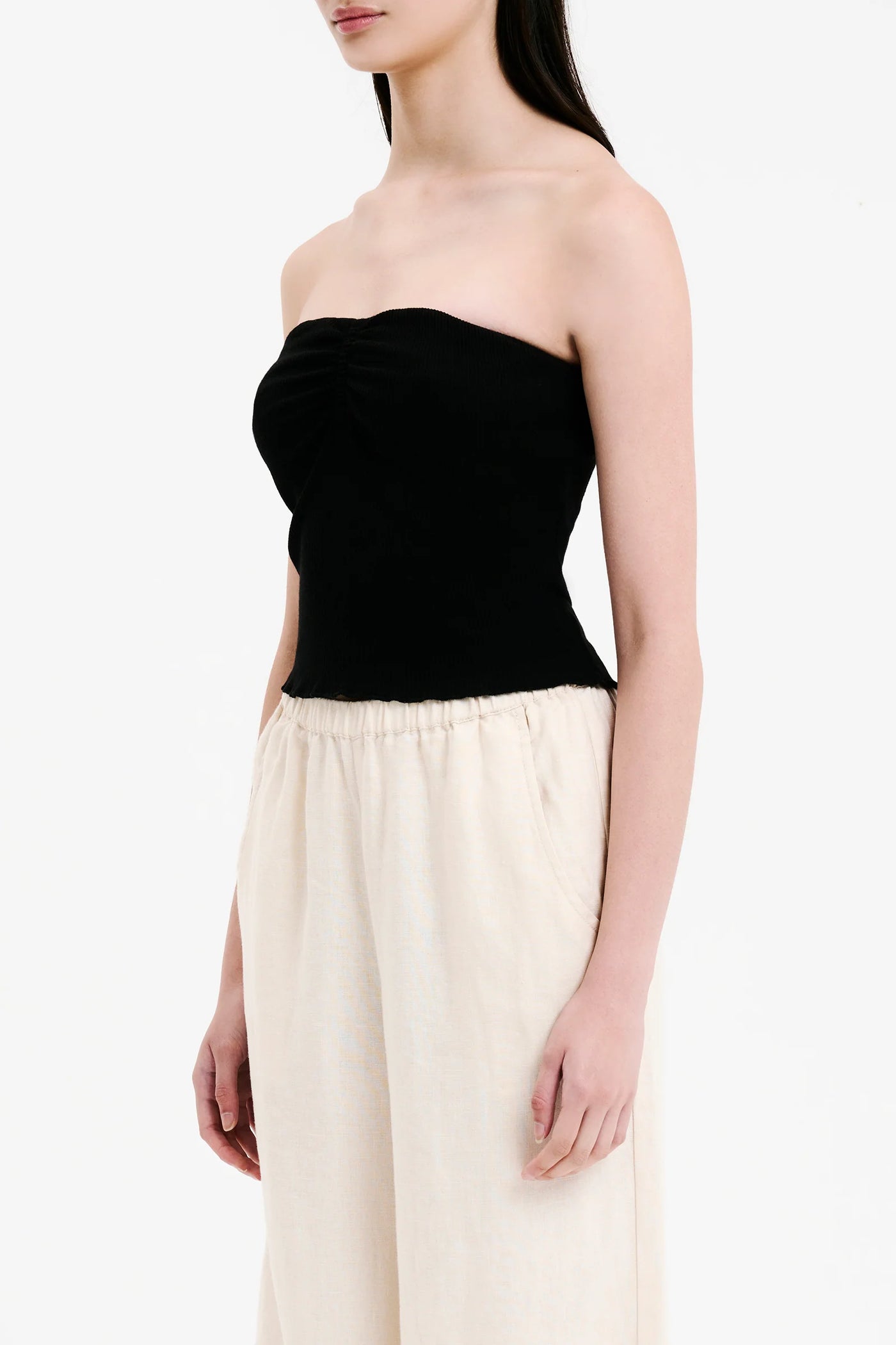 Desi Waffle Bodice | Black