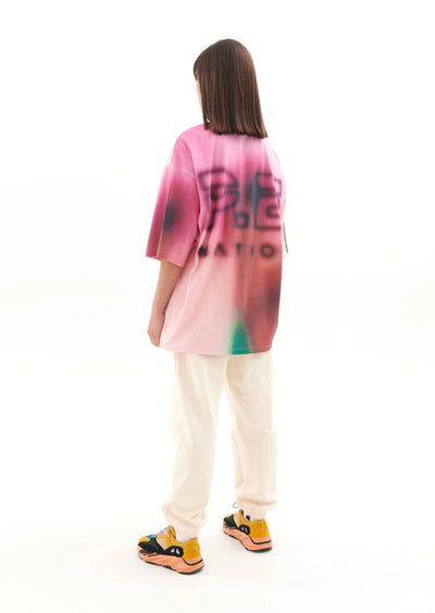 Immersion Tee | Blur Multi Print