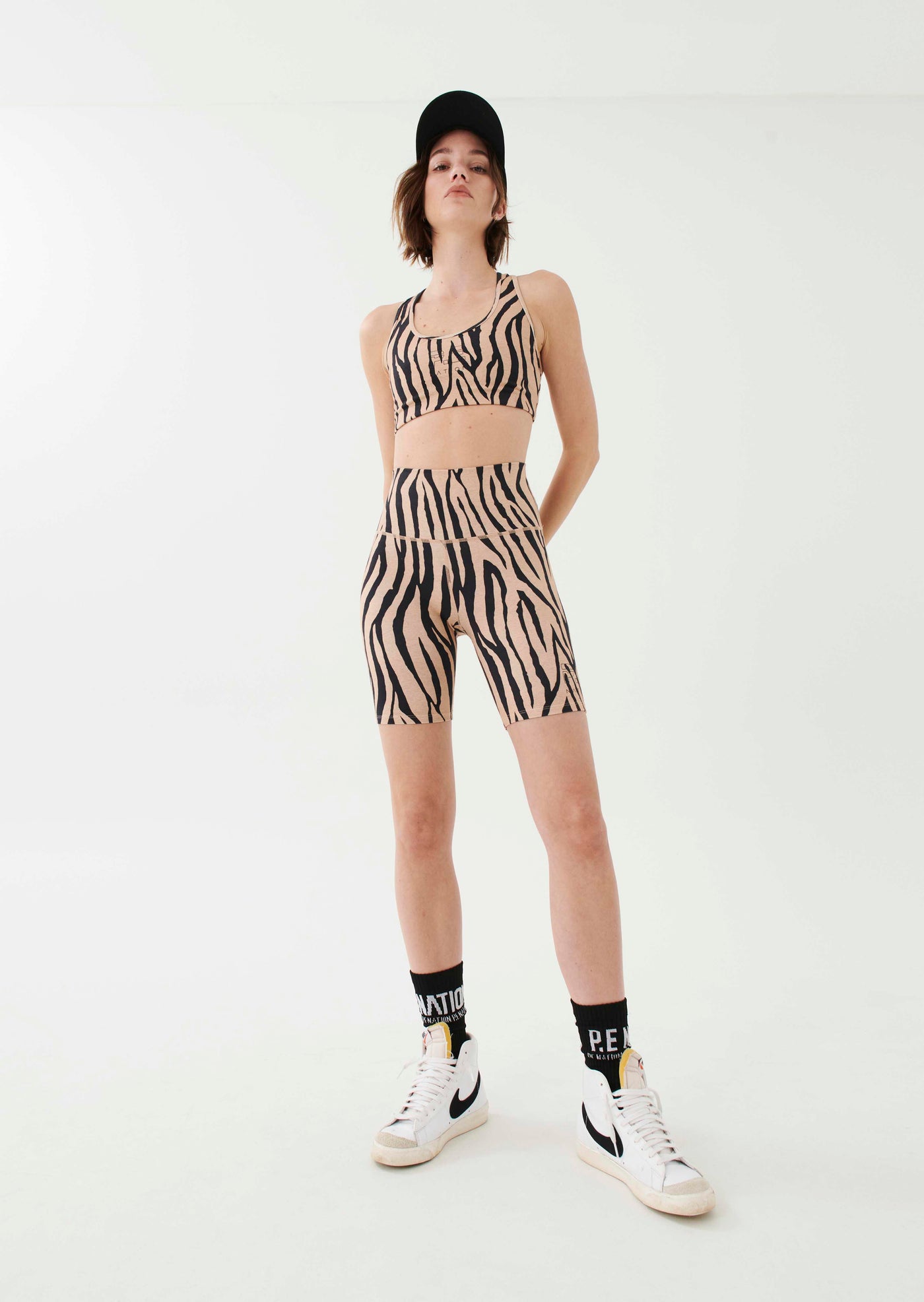 Double Under Shorts | Zebra Print