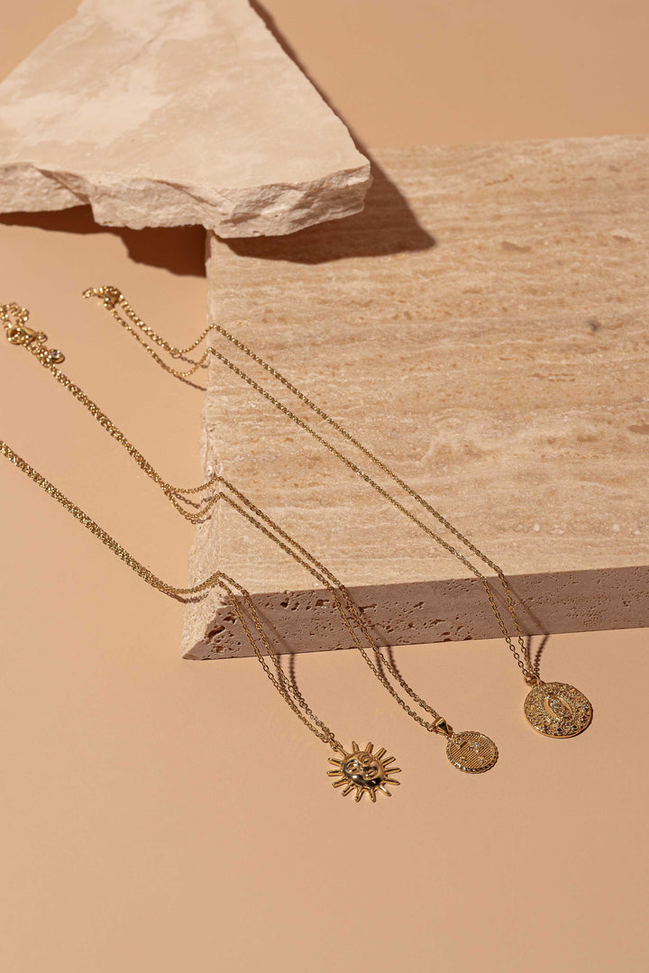 Stavro dusk of sun necklace