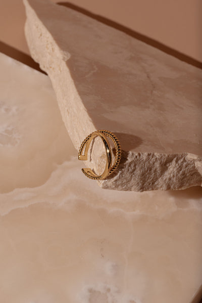 Stavro Areas Ring | Gold