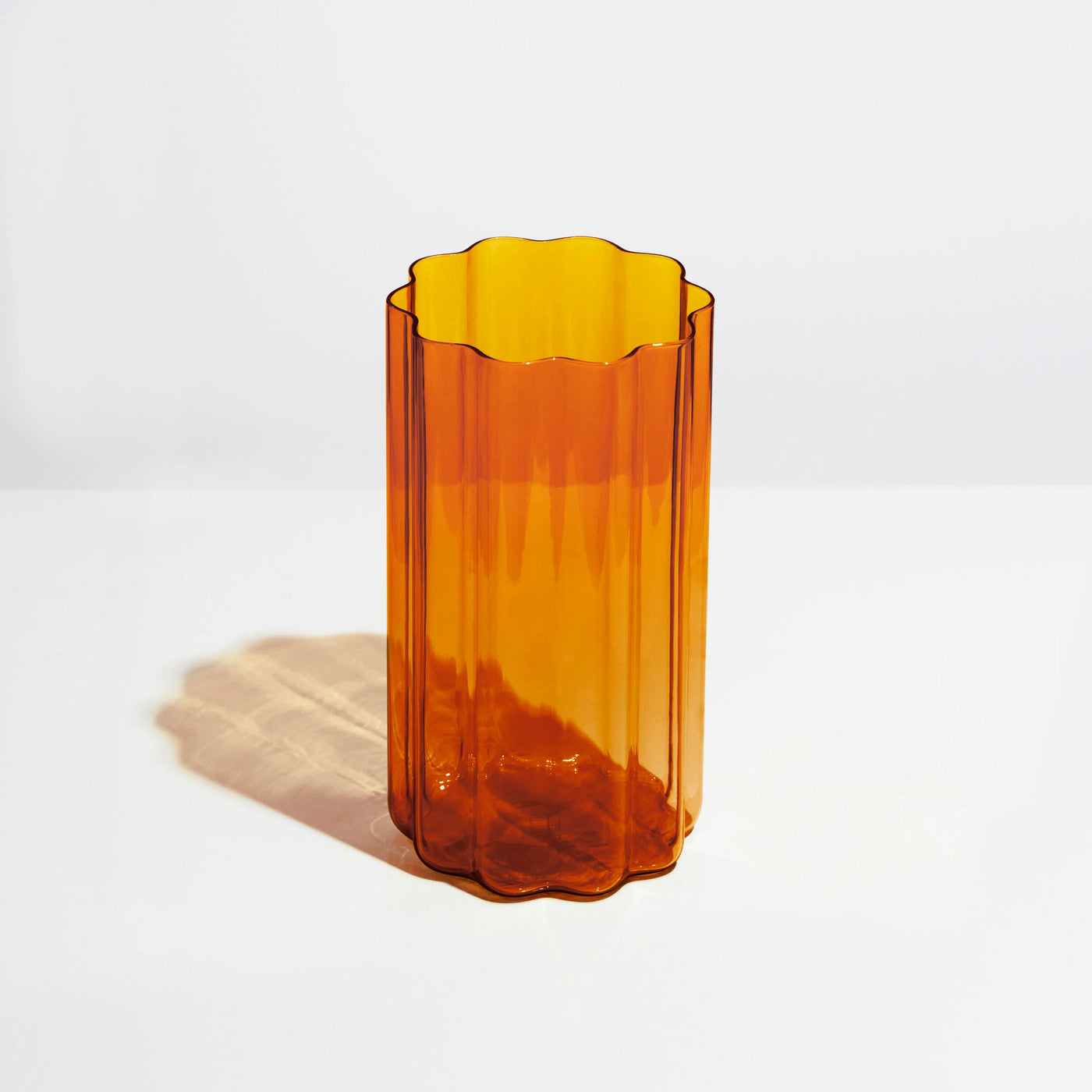 Wave Vase | Amber