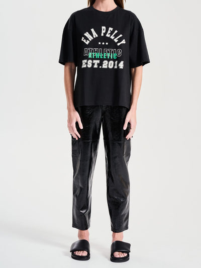 Athletic Tee | Washed Black