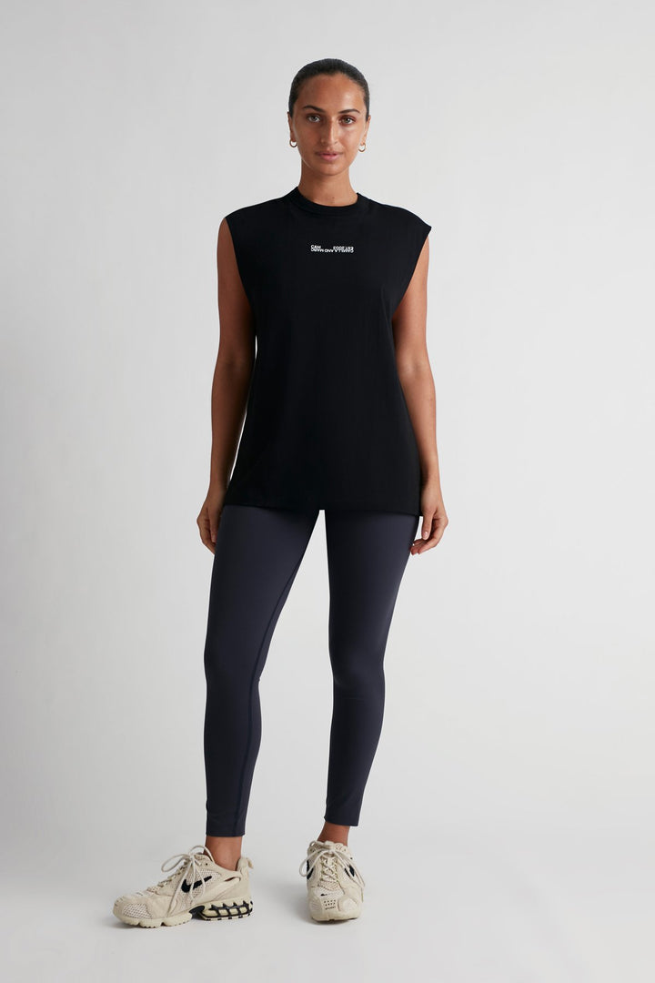 Harrison Sleeveless Tank | Black